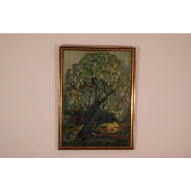 Nillo Kallio, Tree, 20th Century, Oil on Canvas, Framed For Sale - Image 5 of 18