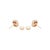 Ruby Red 1.1ct Emerald Cut Mozambique Ruby Diamond Halo Stud Earrings in 14k Gold- A Pair For Sale - Image 8 of 12