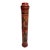 19th C Burmese Lacquered Bamboo Manuscript Tube W/ Inscription, Original Lid, 14” Sa Dauk For Sale