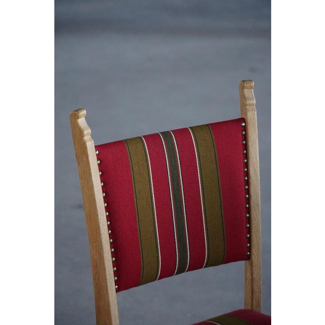 Mid-Century Modern Danish Oak Dining Chairs by Henning Kjærnulf, 1960s, Set of 6 For Sale - Image 12 of 18