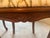 Ivory Antique French Country Walnut Dining Chairs Set of 6 For Sale - Image 8 of 12