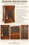Late 20th Century Vintage Solid Wood Locking Accent Cabinet With Engraved Metal Panels For Sale - Image 5 of 6
