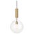 Not Yet Made - Made To Order Rosdala Brass and Clear Glass Pendant Lamp by Sabina Grubbeson for Konsthantverk For Sale - Image 5 of 5
