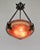 Art Deco French Art Deco Pendant Light by Le Verre Francais Schneider 1920s France For Sale - Image 3 of 14