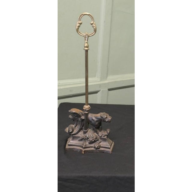 19th Century Cast Iron Door Stop For Sale - Image 5 of 8