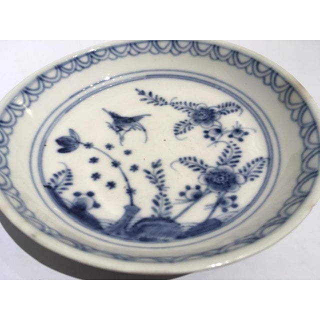 Blue Mid-19th Century Porcelain Cup with Dish in White and Blue, Vienna For Sale - Image 8 of 18