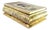 Jewelry Box in Gold-Plated Silver with Engraved Plant Motifs For Sale