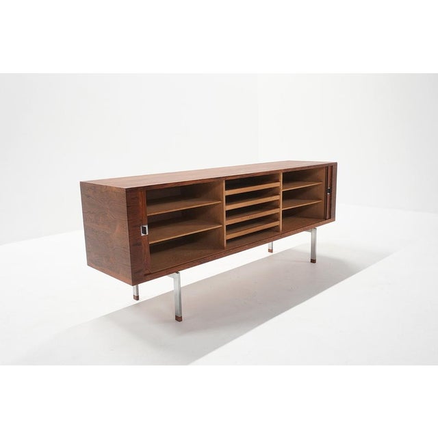Vintage Ry-25 President Sideboard by Hans J. Wegner for Ry Mobler, 1960s For Sale - Image 12 of 13