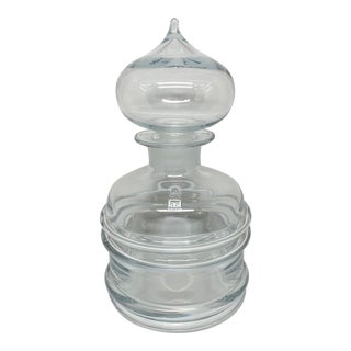 Nanny Still for Riihimaen Lasi Finland Glass Decanter For Sale