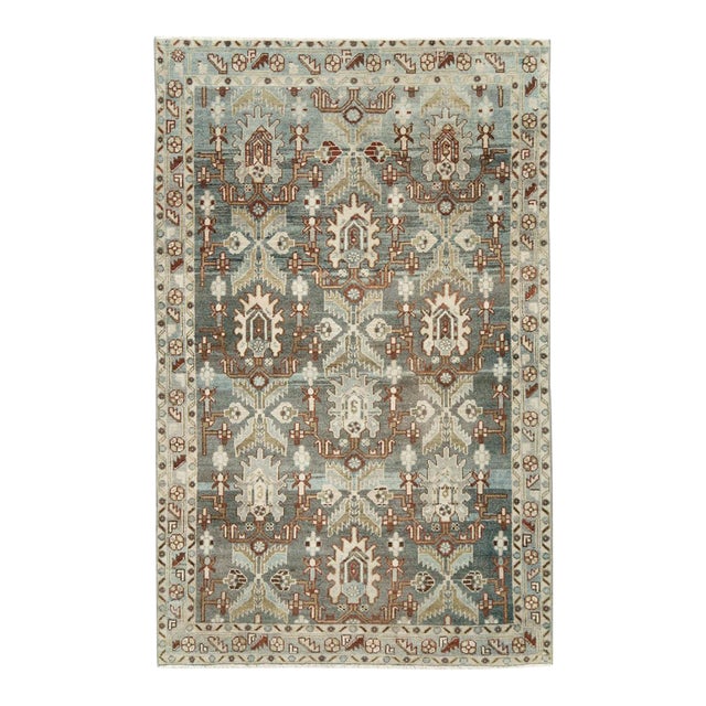 Galerie Shabab Collection Mid-20th Century Persian Malayer Accent Rug For Sale