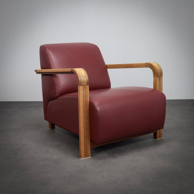 Bauhaus Lounge Chairs by Hugo de Ruiter for Hemingway, Netherlands, 1990s, Set of 2 For Sale - Image 3 of 12