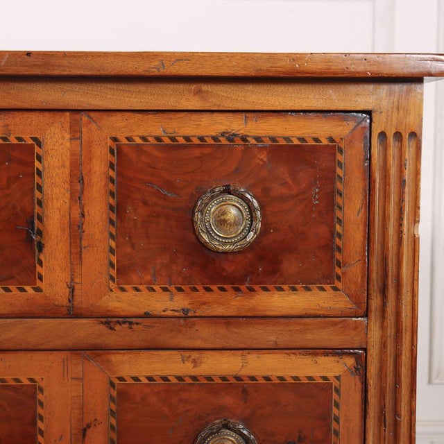 French Commode in Walnut, 1880 For Sale - Image 6 of 11