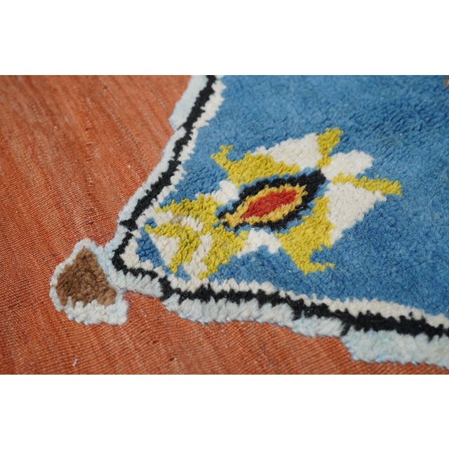 1940s Vintage Gabbeh Rug 6'5'' X 6'7'' For Sale - Image 4 of 9