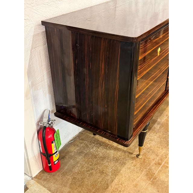 French Art Deco Macassar Wood Sideboard For Sale - Image 11 of 14