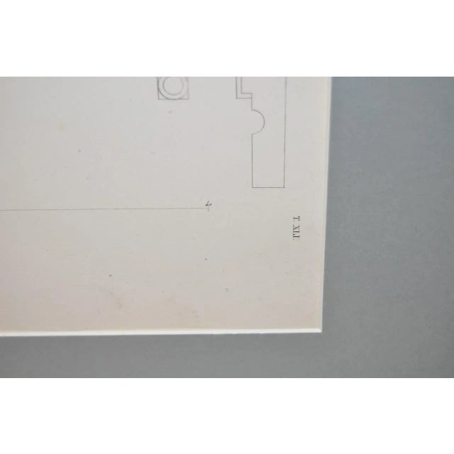 19th Century Architectural Engraving "Public Bathhouse" For Sale - Image 4 of 6