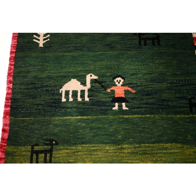 Textile Vintage Gabbeh Rugs, 1950, Set of 2 For Sale - Image 7 of 11