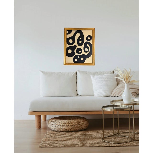 2020s Under the Microscope Contemporary Abstract Expressionist Painting by Bryan Boomershine Framed For Sale - Image 5 of 11