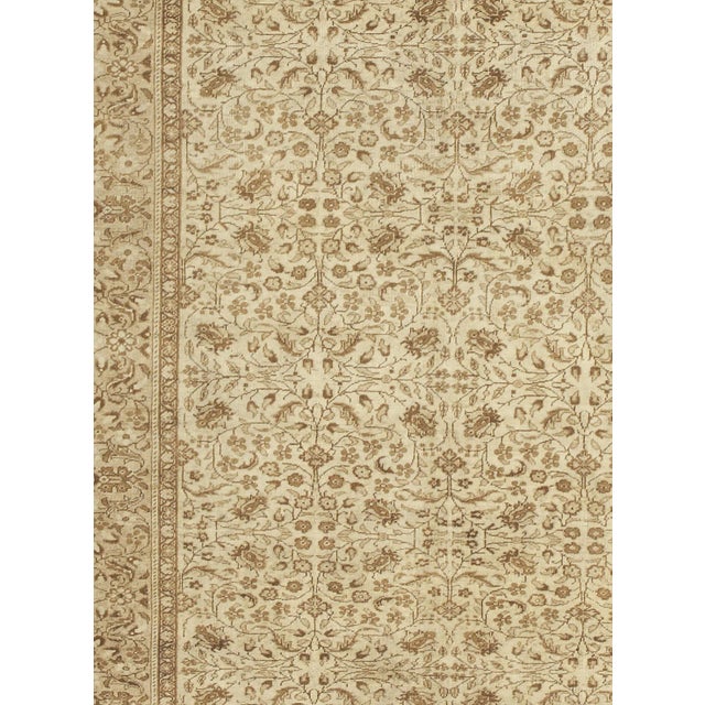 White Vintage Turkish Sivas Area Rug 4ft 10in X 7ft 2in For Sale - Image 8 of 8