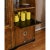 Bernhardt 3 Piece Modular Asian Bookcase Wall Unit With China Cabinet For Sale - Image 9 of 13