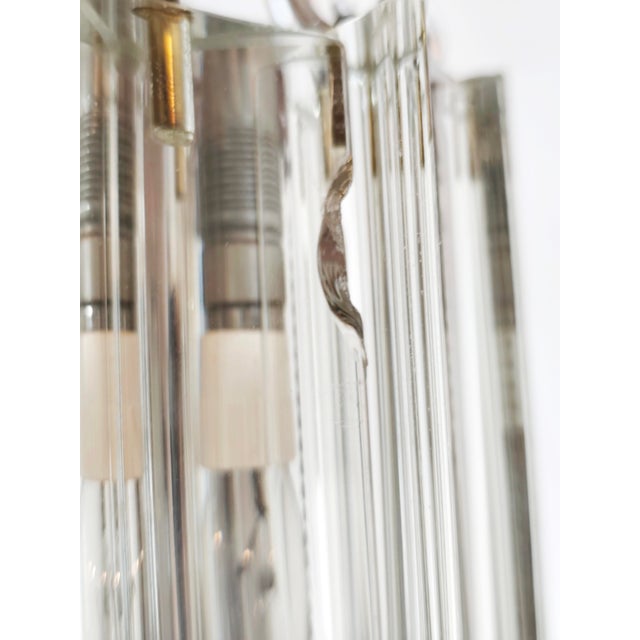 Vintage Spanish Crystal Hanging Lamp, 1950s For Sale - Image 4 of 11