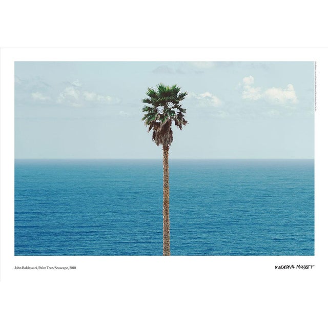 John Baldessari Palm Tree/Seascape Original Exhibition Poster Dimensions: 27,5 x 19,6 in / 70 x 50 cm Sold unframed
