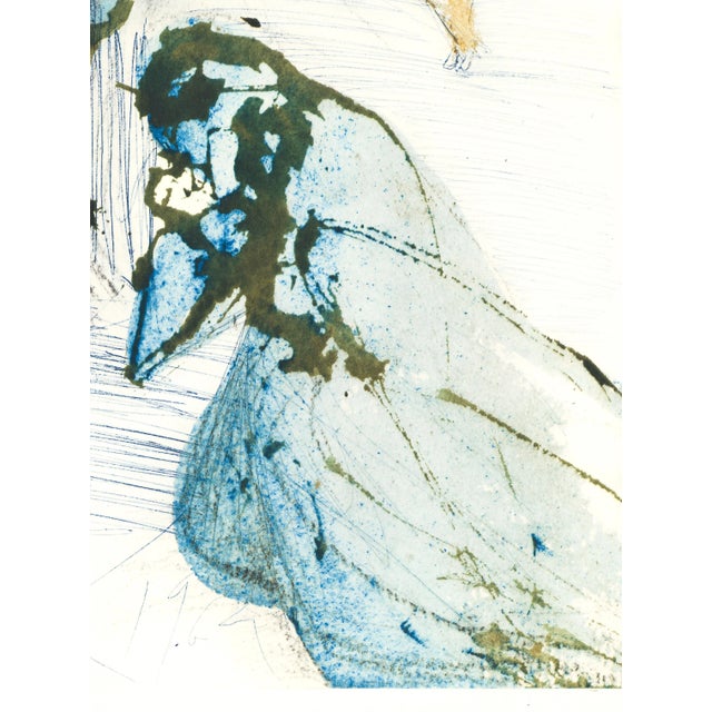 Abstract 1969 Salvador Dalí Biblia Sacra Lithograph "De Cruce Deposito" (Jesus Deposition From the Cross) For Sale - Image 3 of 8