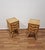 Vintage Bedside Tables in Bamboo and Oak, 1980s, Set of 2 For Sale - Image 4 of 16