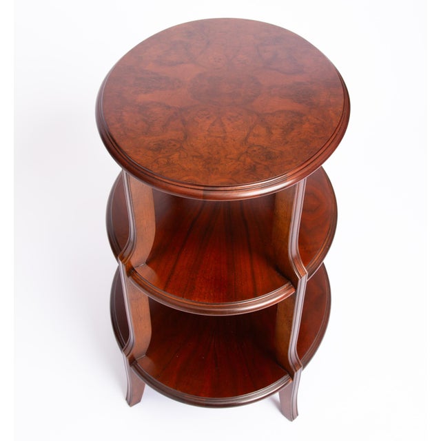 Regency Three Tiered Side Table by Baker Furniture For Sale In Seattle - Image 6 of 8