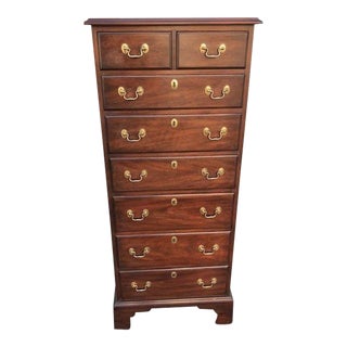 Henkel Harris 7 Drawer Mahogany Lingerie Chest of Drawers For Sale