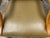 Olive Ethan Allen Clarke Leather Office Chair For Sale - Image 8 of 12