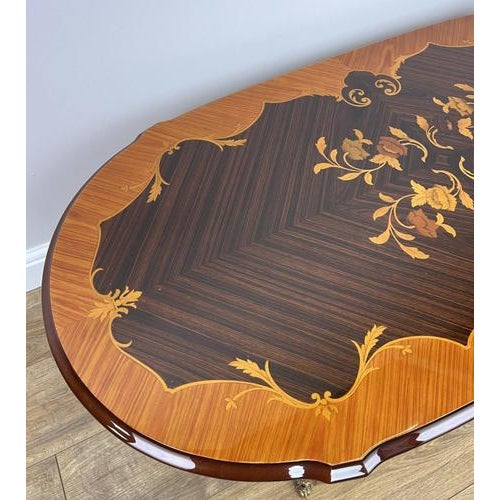 Metal Vintage Italian Carved Coffee Table For Sale - Image 7 of 16