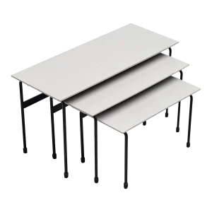 Twello Nesting Tables attributed to Martin Visser for T Spectrum, 1956, Set of 3