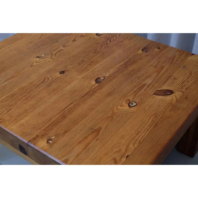 Wood Swedish Pine Sofa Table by Sven Larsson, 1960s For Sale - Image 7 of 9
