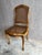 Rare Antique C1800s French Louis XV Style Cane Back Seat Chair by Paine Furniture Company Boston For Sale - Image 16 of 17