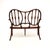 Antique Inlaid Edwardian Settee, 1900 For Sale - Image 6 of 12