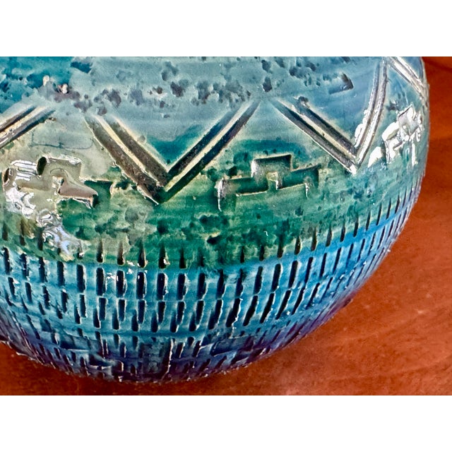 60’s Ceramic Vase Attributed to Aldo Londi for Bitossi For Sale - Image 9 of 12
