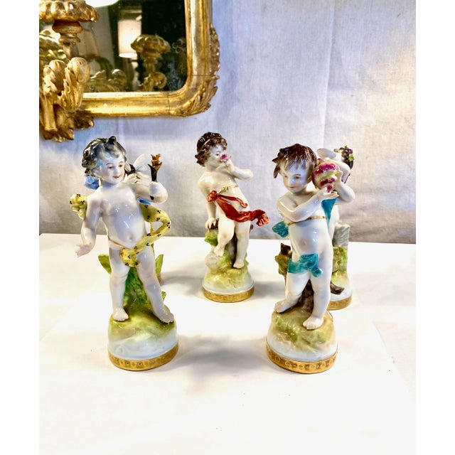 Rudolstadt-Volkstedt Porcelain--Grouping of Putti For Sale - Image 11 of 11