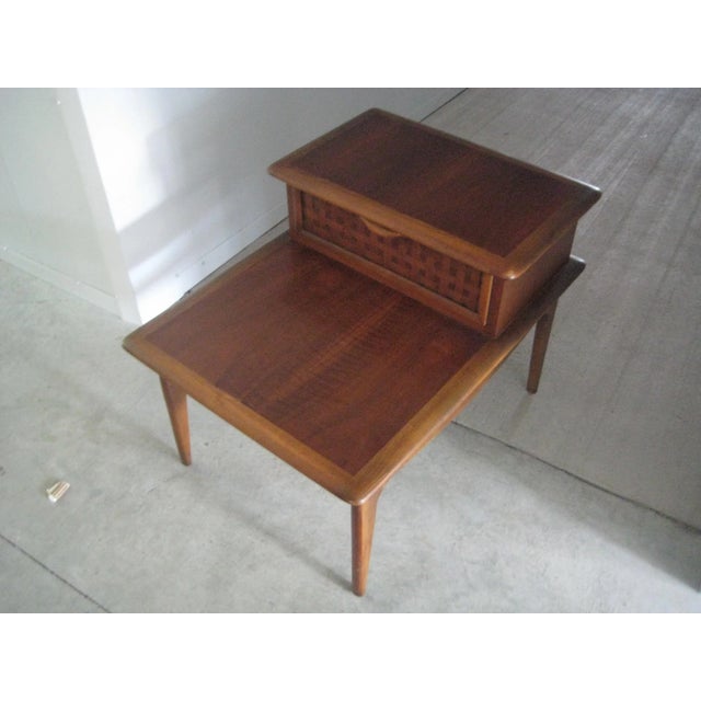 Warren Church for Lane Model 908-7 Perception Walnut End Table MidCentury For Sale - Image 6 of 11