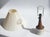 Vintage Modern Danish Ceramic Lamp with Pleaded Shade, 1960s For Sale - Image 6 of 10