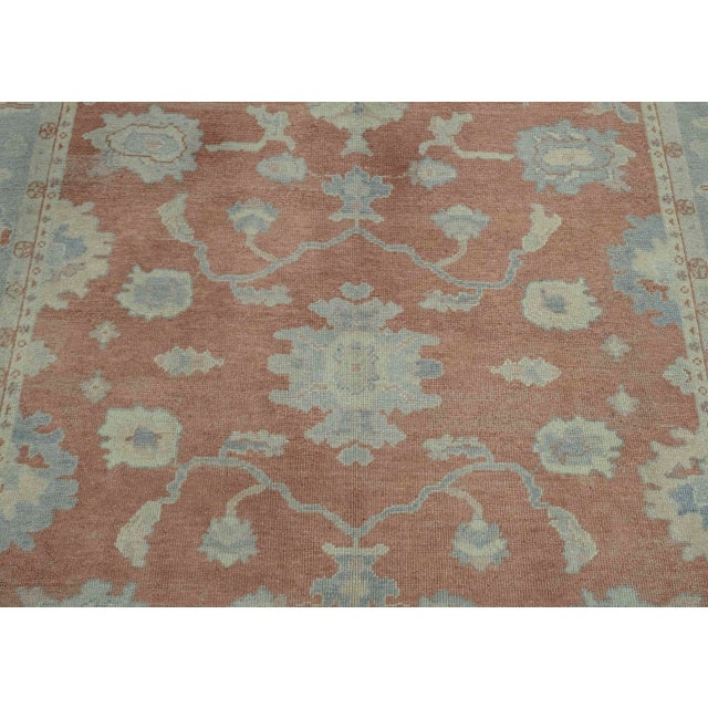 Turkish Oushak Rug 8'8" x 11'11" #18618 For Sale In Houston - Image 6 of 8