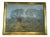 1920s Vintage Framed Adolf Shulz Autumn Fog Oil Painting For Sale