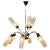 Mid-Century Modern Vintage Italian Chandelier with Nine Arms and Chrome Details from Stilnovo, 1960s For Sale - Image 3 of 18