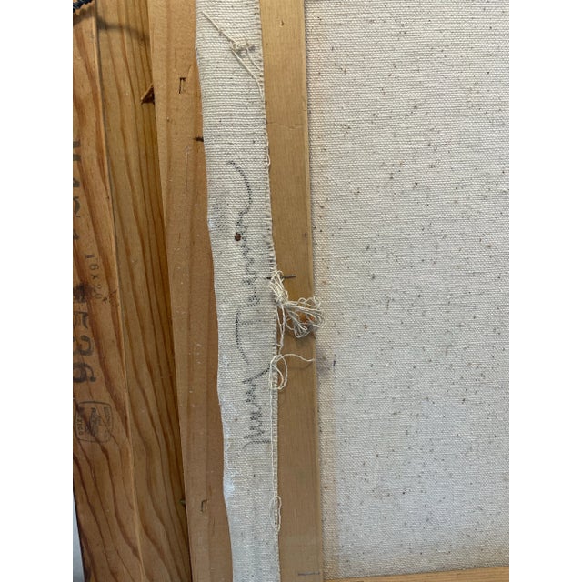 Vintage Original Signed Oil Painting “Mountain High Meadow For Sale - Image 10 of 10