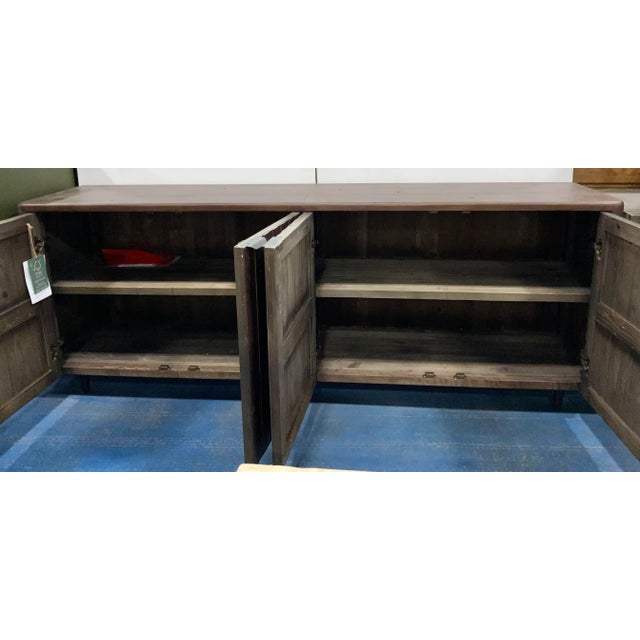 Organic Modern Reclaimed Wood Sideboard For Sale In Atlanta - Image 6 of 7
