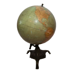 20th Century Rand McNally Terrestrial Globe
