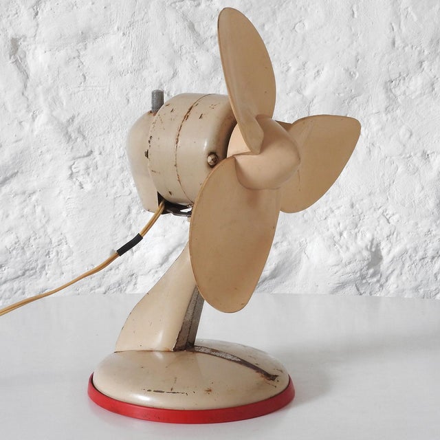 Mid-Century Fan from Elge, France, 1950s For Sale - Image 11 of 11
