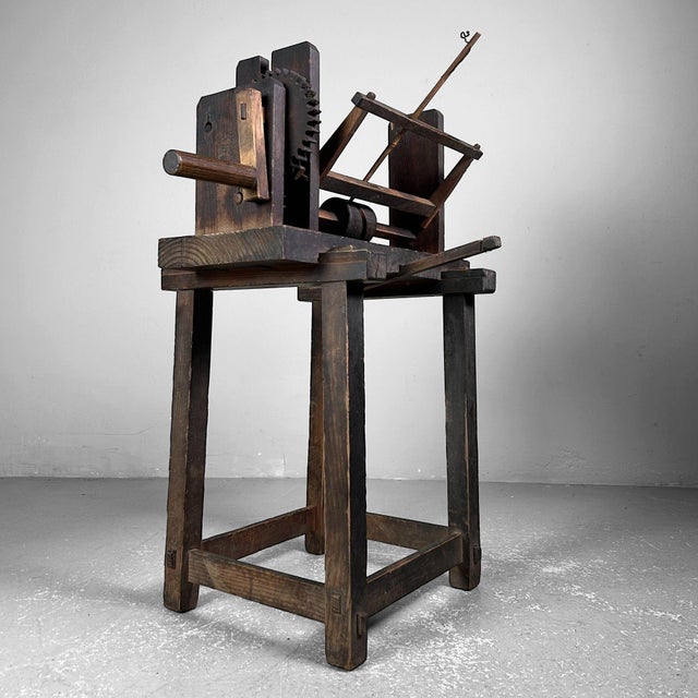 Contemporary Meiji Era Itomaki Spinning Wheel, Japan, 1890s For Sale - Image 3 of 12