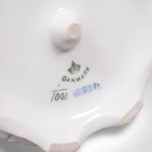 Small Antique Olive Dish, Danish Ceramic, Canapé Serving Bowl, Victorian, c.1900 For Sale - Image 11 of 11