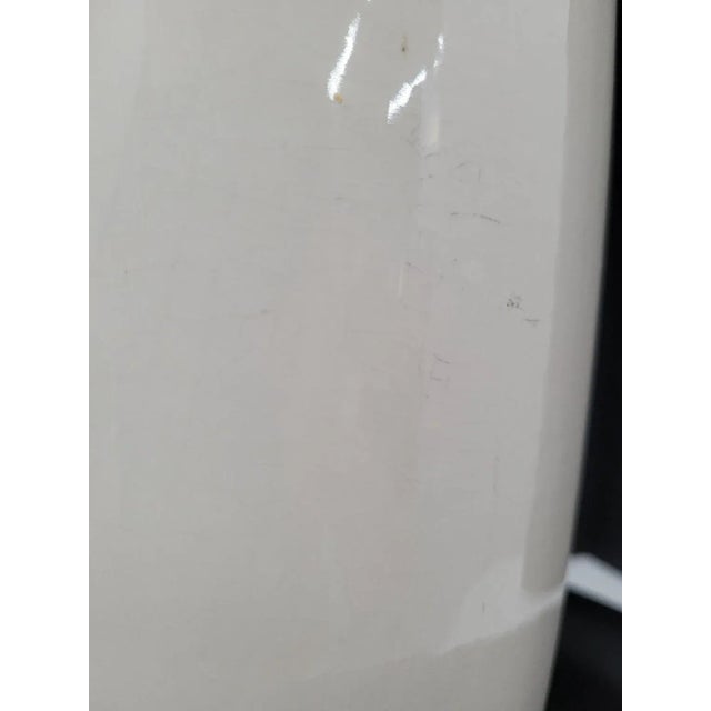 Mid-Century Modern Scheurick Keramik W German White Ceramic Vase For Sale - Image 6 of 9