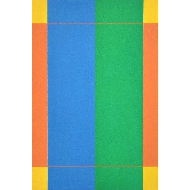 "Phoenix-Aeon" Contemporary Minimalist Geometric Oil Diptych Painting by Shyun Song - a Pair For Sale - Image 4 of 7